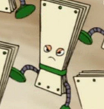 IT Robot ventaglio - JP Harisen tipico ventaglio di carta jap
