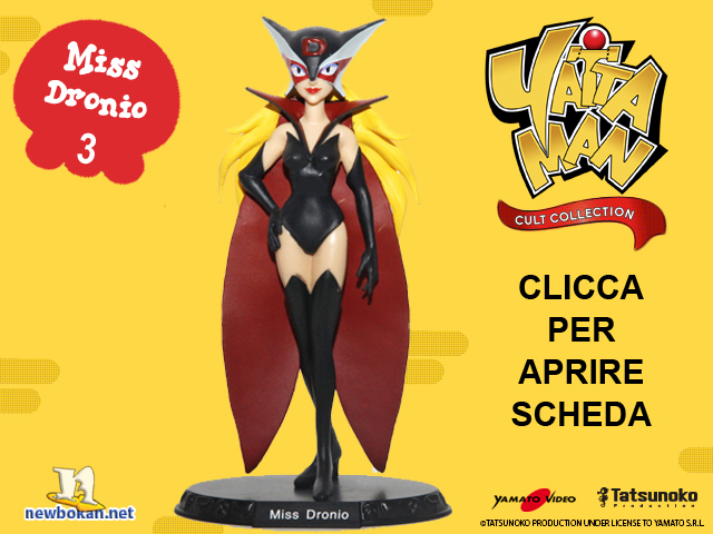 leggi scheda Yattaman Corriere dello Sport Statuine: Miss Dronio leggi scheda Yattaman Corriere dello Sport Statuine: Miss Dronio